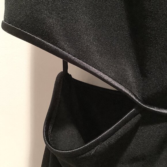 ABS One-shoulder Black Formal Dress by Allen Schwartz - Picture 11 of 16